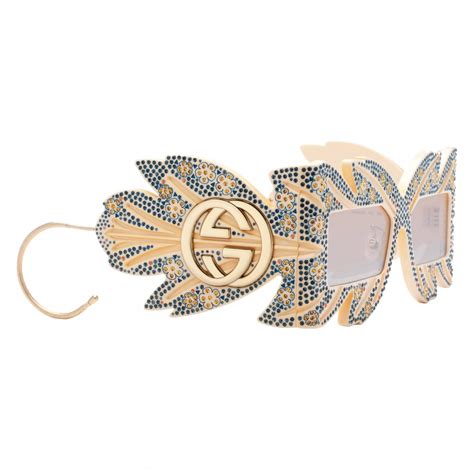 gucci mask sunglasses with crystals|Gucci sunglasses price.